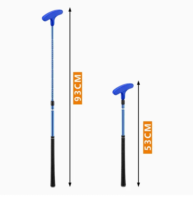 Golf Putter für Herren und Damen, beidhändig nutzbarer Kinder-Putter, Minigolf-Putter für Rechts- oder Linkshänder, längenverstellbarer Golf-Putter