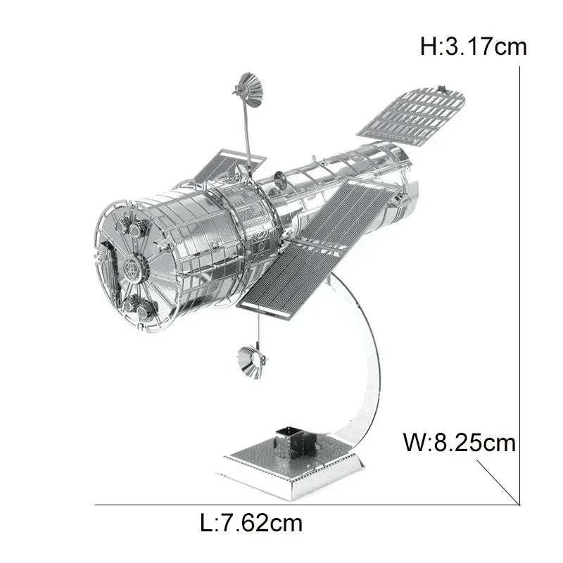 Weltraumforschung 3D Metallpuzzle Shuttle Hubble Weltraumteleskop Mars-Rover Modell Spielzeug für Kinder Kreatives Puzzle Geschenk Spielzeug