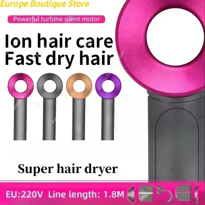 New Super Hair Dryer 220V Leafless Hair Dryer Personal Hair Care Styling Negative Ion Tool Schedule Negative Ion Electric Dryer Hauptbild