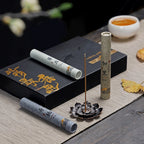 12 Arten von natürlichem Räucherwerk pro Box Sandelholz Osmanthus Räucherstäbchen Raumduft Aroma Segnungszeremonie Gebet Buddha Weihrauch