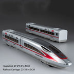 1:60 Maßstab FuXing Hochgeschwindigkeitszug Spielzeugauto Modell Sound Licht Fernbedienung Elektrische Simulation Zugmodelle Ornamente Geschenke