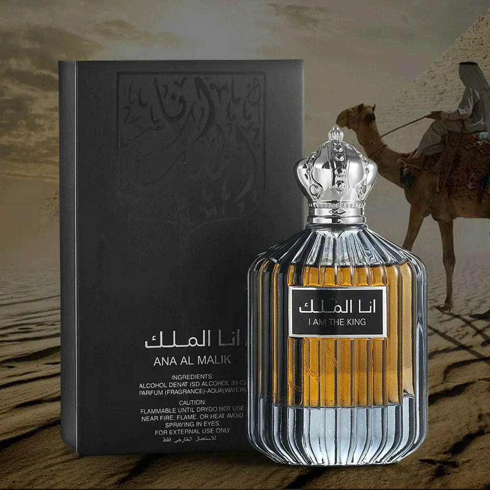 Dubai Prince Herrenparfüm 100ML Eau de Cologne lang anhaltender Duft Frische Wüstenblume Anziehend für Frauen Arabische Parfüme Mujer Originales