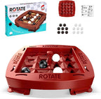 Logik-Schach-Schienenspiel, Lernspielzeug, Schienenschachspiel, Vier-Gewinnt-Spiel, lustiges 2-Spieler-Puzzle-Brettspiel-Set für den Tisch