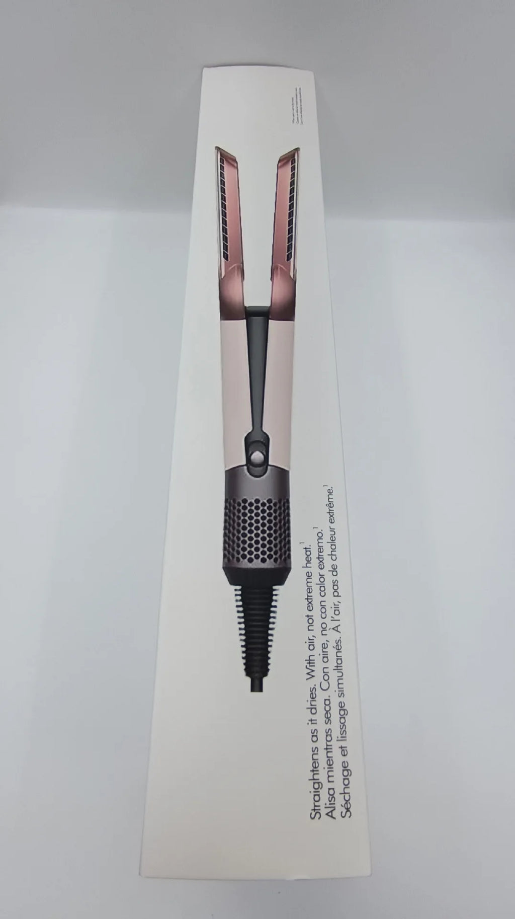 Professioneller 2-in-1 Warmluft-Glätteisen-Haartrockner mit negativen Ionen für glattes, frizzfreies Haar-Styling-Tool