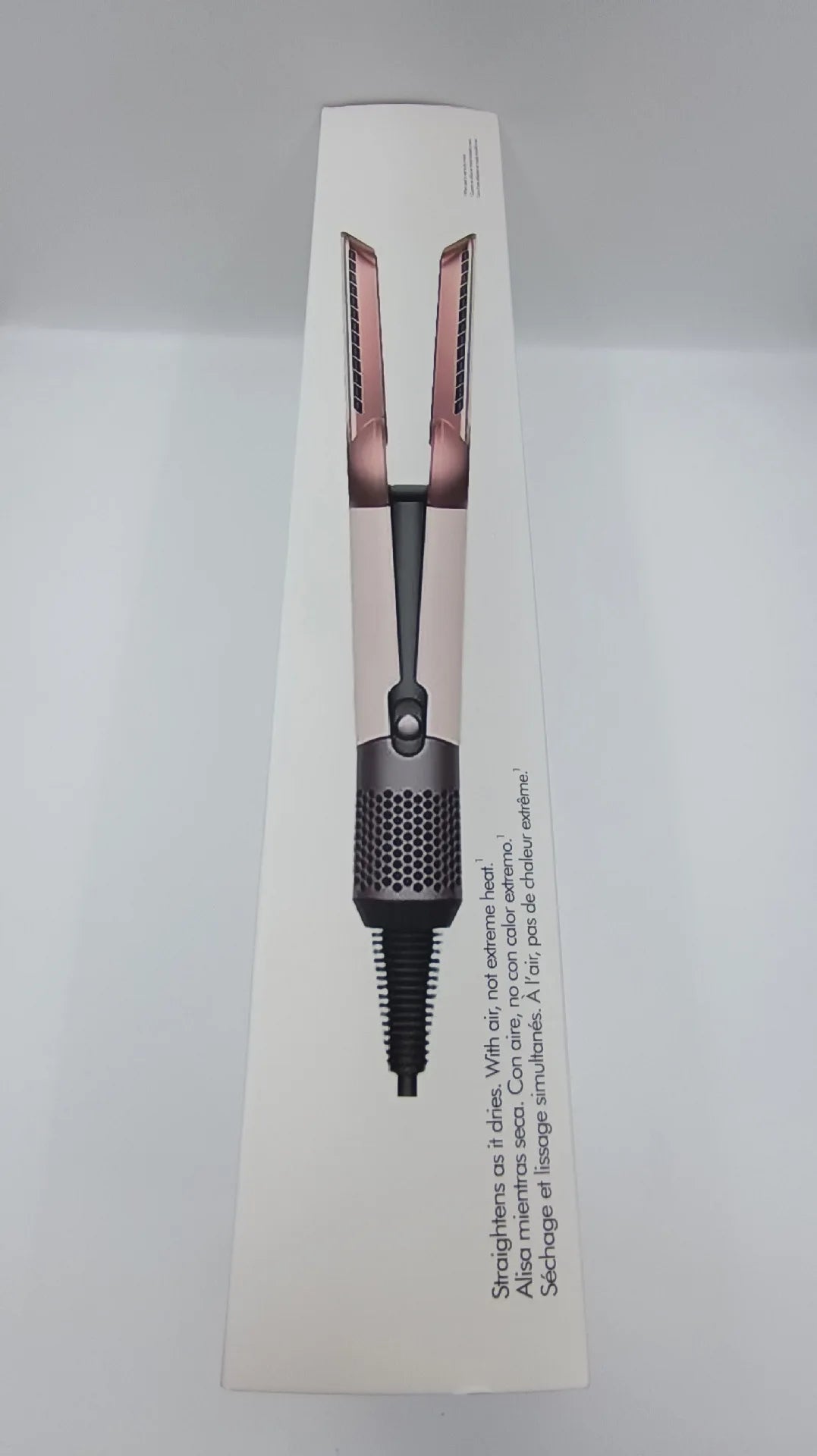 Professioneller 2-in-1 Warmluft-Glätteisen-Haartrockner mit negativen Ionen für glattes, frizzfreies Haar-Styling-Tool