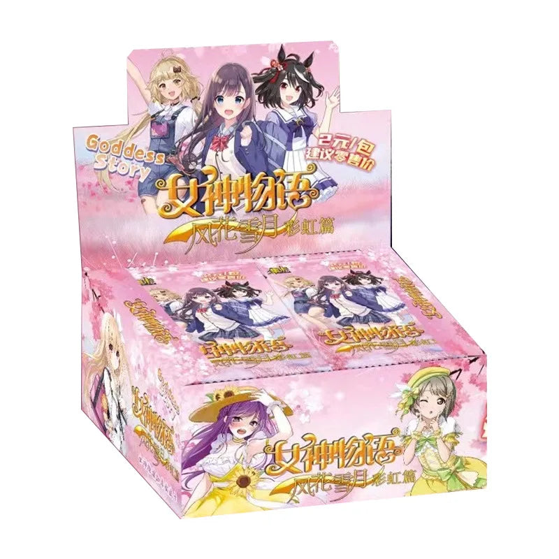 New Goddess Story Card Fufeng Kapitel Bunte Blitzkarte Anime-Charakter-Sammelkartenspiele Spielzeug Kindergeschenke