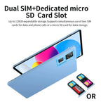 Sauenaneo PC Tablet 4 GB RAM 64 GB ROM (1 TB Erweiterung) unterstützt Google Office Dual-SIM-Karten Dual-Kameras Android 11