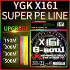 NEU YGK G-Soul PE Angelschnur X16 Geflochten 300/500M für Angelausrüstung Karpfen Multifilament Stark Geflecht Verkabelt PE