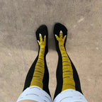 Lustige Verrückte Hühnerfuß-Socken Unisex - Neuartige Kniestrümpfe Witziges Geschenk