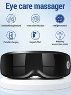 Augenmassagegerät 9 Modi Magnetfeldtherapie Vibrator Smart Augenmassagegerät Entfernung Lindert Müdigkeit Augapfelmassage Gesundheitspflege