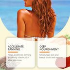 Bräunungsgel Intensiver Selbstbräuner Gesicht Körper Natürlicher Bronzer Weizen Feuchtigkeitsspendend Hydratisierend Sommer Sonnenbank Selbstbräunungsgel