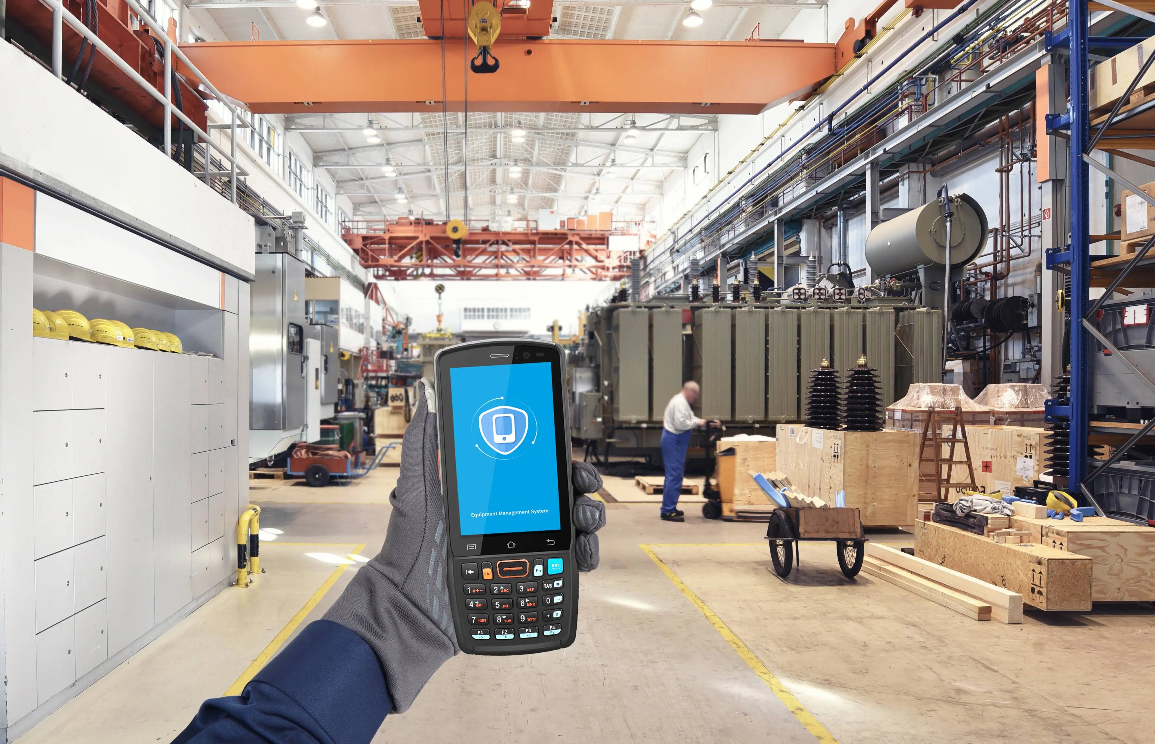 UROVO RT40 Digitaltastatur Pdas Android 10 4G Inventur Handheld Barcode Scanner Mobiles Datenterminal Robustes Pda