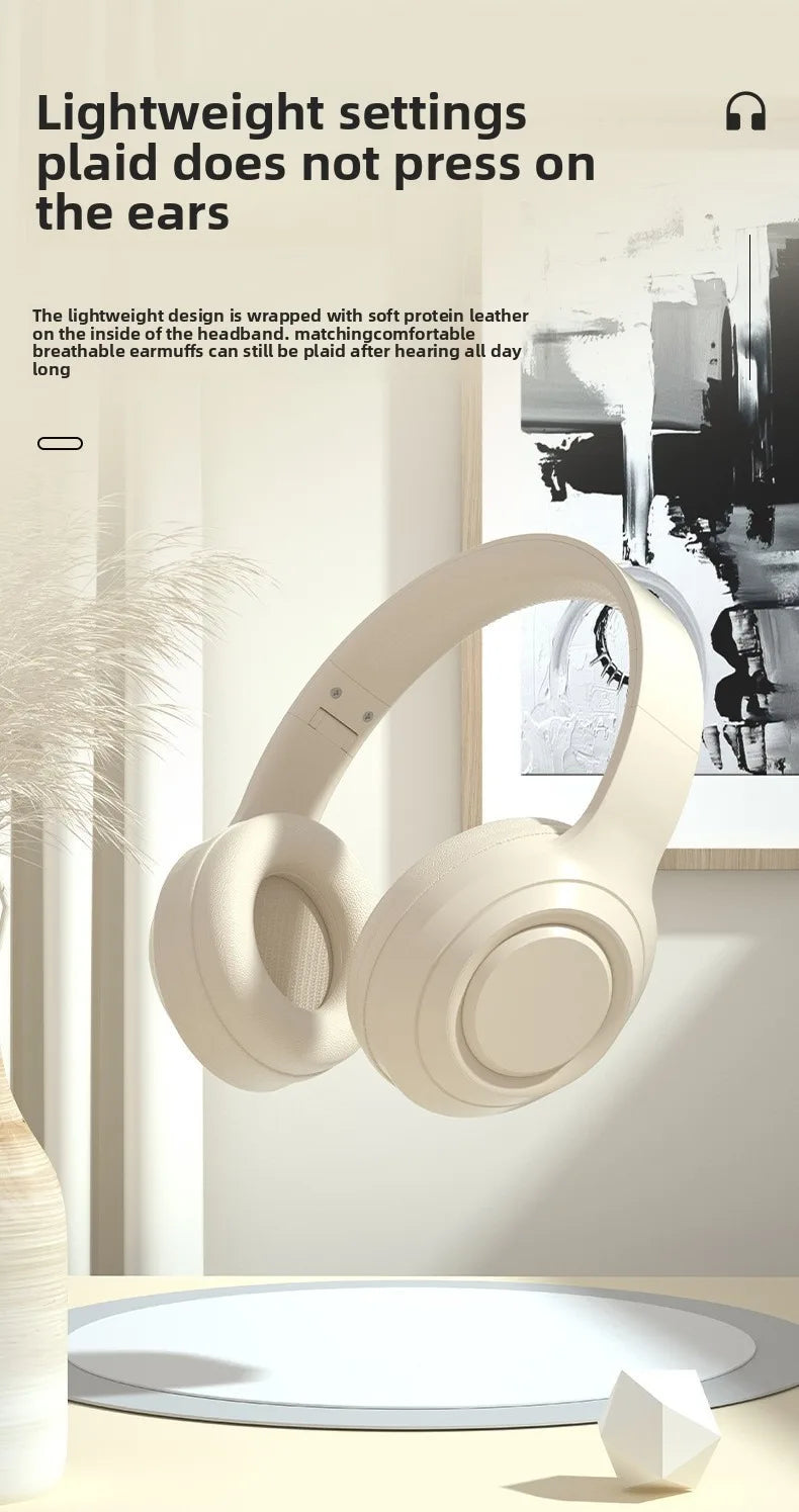 Over-Ear HIFI Stereo Headsets Kabellose Bluetooth Kopfhörer Sport Gaming Kopfhörer mit HD Mikrofon Unterstützung TF/AUX Rauschunterdrückung