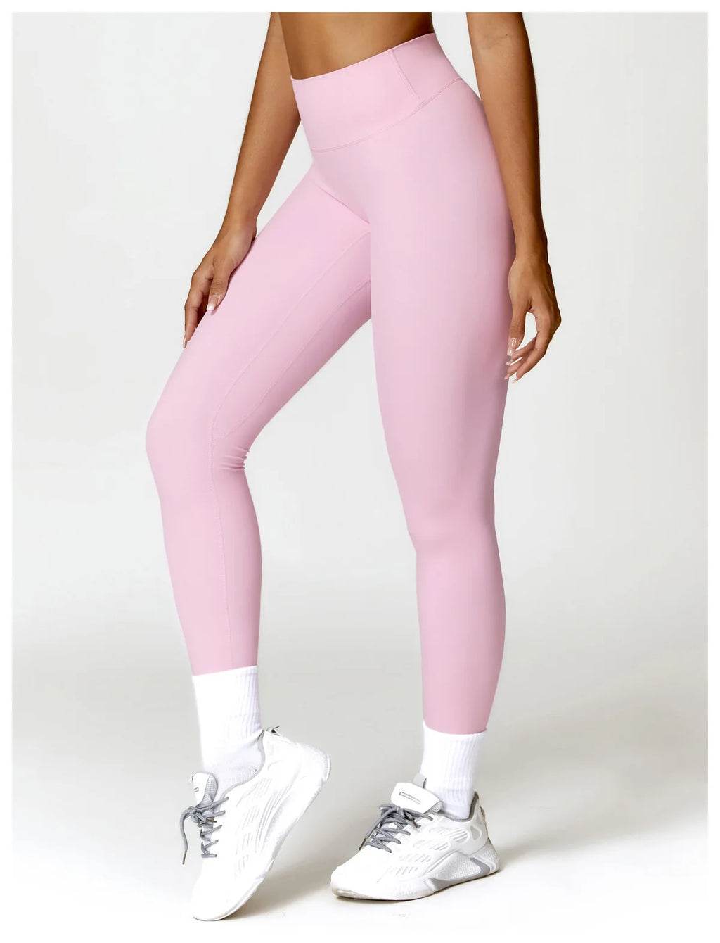 Neue Sommer High Waist Sport Leggings Damen Stretch Gymnastikhose Damen Lauf-Workout-Leggings Weibliche weiche Strumpfhose Push Up Yoga Hose