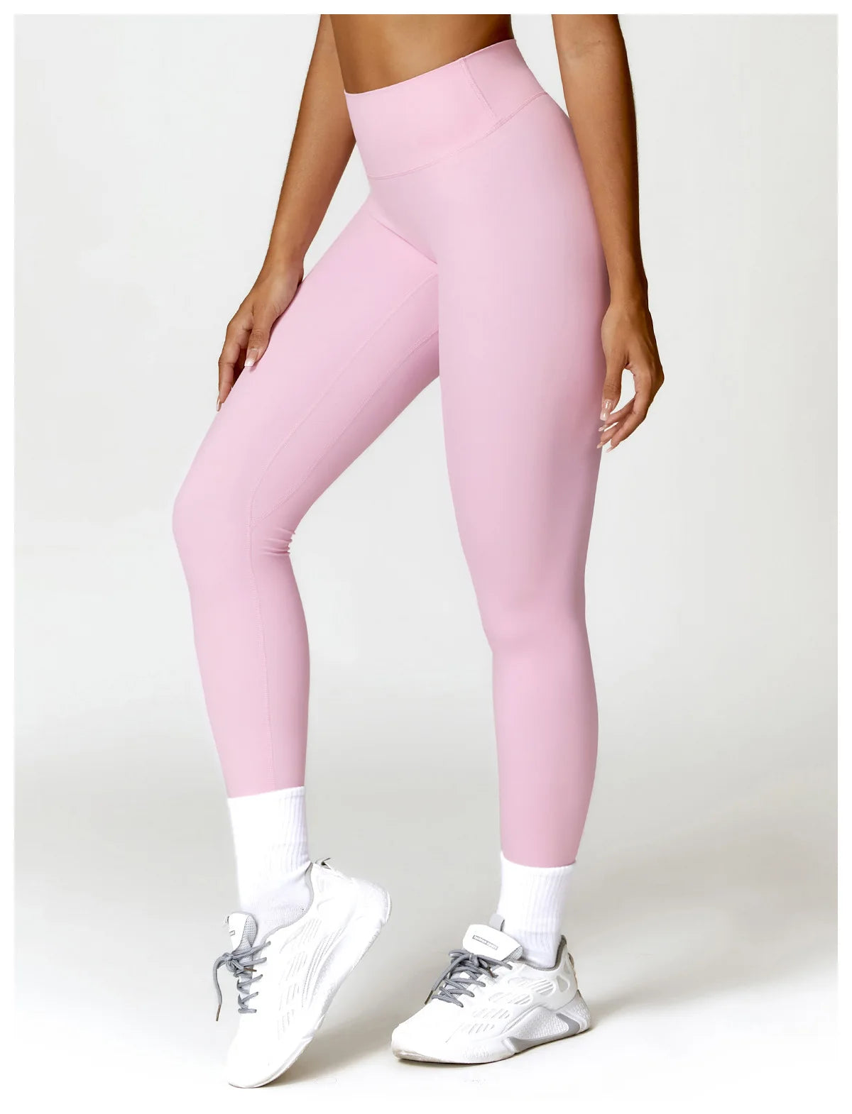 Neue Sommer High Waist Sport Leggings Damen Stretch Gymnastikhose Damen Lauf-Workout-Leggings Weibliche weiche Strumpfhose Push Up Yoga Hose