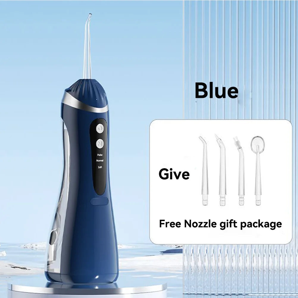 Munddusche 3 Reinigungsmodi Tragbar Wiederaufladbar Wasserdicht IP65 Dental Water Flosser Zahnaufhellungs-Düsenflosser 200 ml