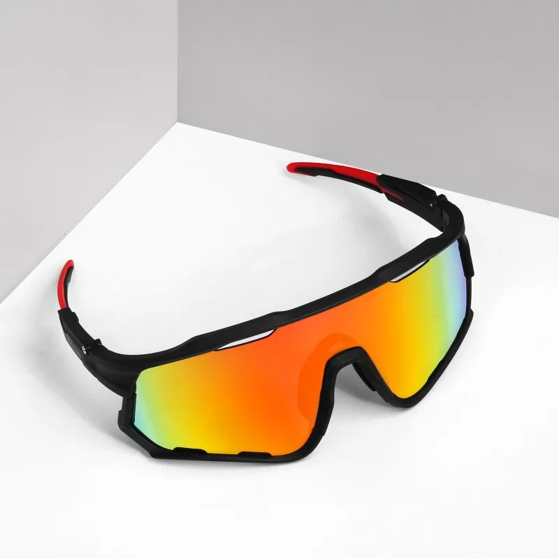 BUCKLOS Polarisierte Fahrradbrille UV400 Rennrad-Mountainbike-Brille TR-90 Rahmen Winddichte Outdoor-Sportbrille Fahrradteile