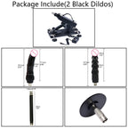 ROUGH BEAST Sexmaschine für Frauen und Männer mit Dildoaufsatz, automatische Masturbationsmaschine, 3XLR-Anschluss, Sexspielzeugprodukte