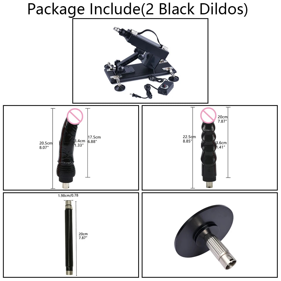 ROUGH BEAST Sexmaschine für Frauen und Männer mit Dildoaufsatz, automatische Masturbationsmaschine, 3XLR-Anschluss, Sexspielzeugprodukte