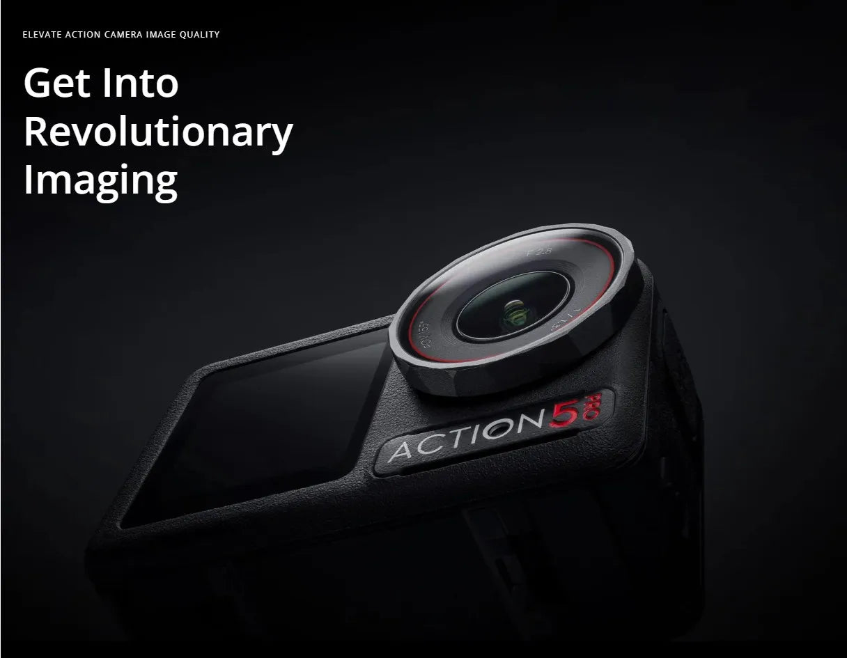 DJI Osmo Action 5 Pro Standard Combo Nächste Generation 1/1.3″ Sensor Klare OLED-Touchscreens 32X Super Zeitlupe