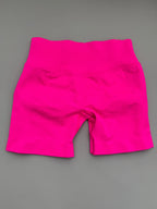 Impact Shorts 4.5" Nahtlos, hochelastisch, niedrig gerippter Bund, dezenter Po-Kontur-Shorts, Fitness Workout Yoga Gym Shorts