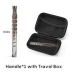 Shavcooo Glide Pro 4D Edelstahl Sicherheitsrasierer Umweltfreundlicher Dual-Halb-Rasierer für Herren und Damen Geschenkset mit Reiseetui