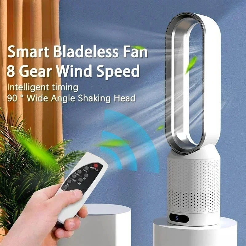 2026 Ultra-leiser rotorloser Ventilator Luftreinigungs- und Zirkulations-Turmventilator für Schlafsaal, Schreibtisch, Boden, Schlafzimmer Zweitbild