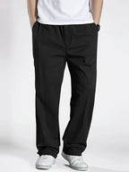 2025 Herren Jogginghose Lässig Relaxed Fit Cargohose Kordelzug Sweathose Wanderhose Outdoor Twill Sporthose