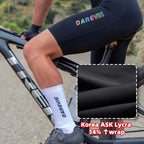 DAREVIE Radhose Seamless 4.0 Italien ELASTIC-INTERFACE Polster Radhose Diamond Beinabschluss Herren Trägerhose