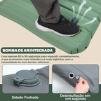 Extra dickes, 10 cm hohes Camping-Schlafpolster, selbstaufblasende Outdoor-Campingmatten, miteinander verbindbares Schlafpolster zum Wandern und Angeln