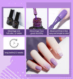 Limegirl Nagelset Nagelgel-Werkzeugset 54W Nagellampe 18/12/7 Farben UV-Gel-Nagellack-Set Enthält Nagelfräser Nagelset