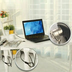Best Seller Combination Security Lock Cable Laptop Cable Lock for 6x2.5mm Hole Laptop Protector Theft Deterrent for Desktops