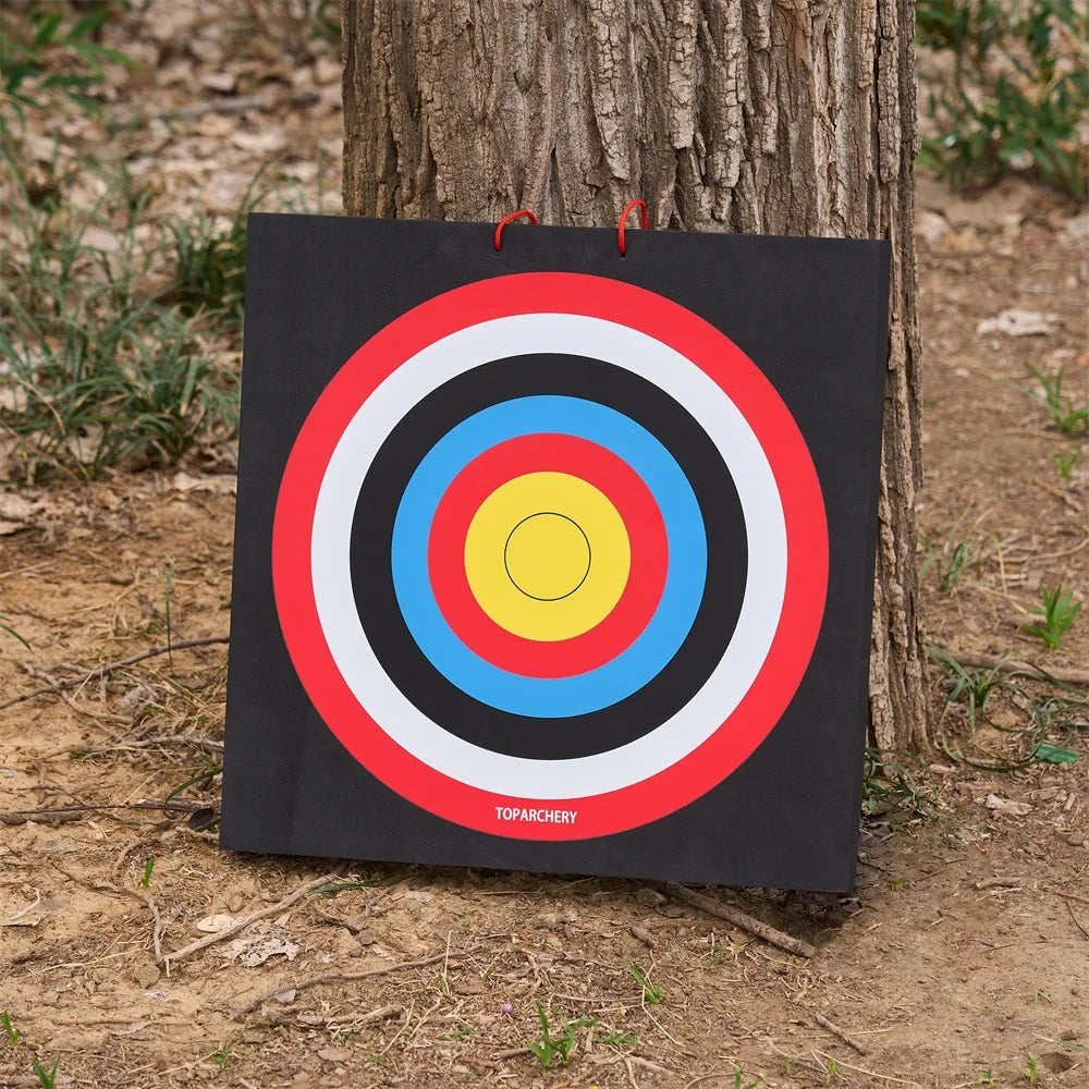 Toparchery 50x50x5cm EVA-Bogenschießscheibe – hochdichte, langlebige Schaumstoff-Schießscheibe für professionelles Jagdtrainingszubehör