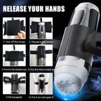 7 stoßende & vibrierende Stimulationsmodi, männlicher Masturbator Cup, realistischer 3D-Ärmel für männliche Masturbation, Penistraining, 18+