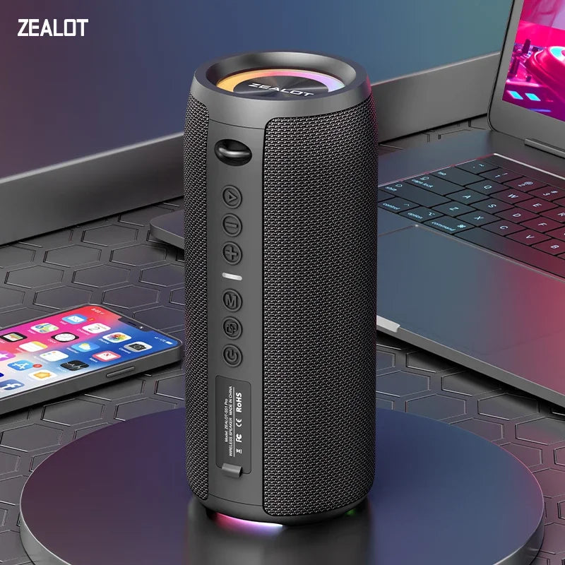 ZEALOT-S51PRO 40W High-Power Bluetooth-Lautsprecher 3D-Stereo-Bass Bluetooth-Lautsprecher Tragbarer IPX5 Wasserdichter Geeigneter TWS Boombox Hauptbild