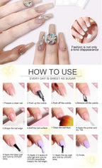 LIMEGIRL Gel-Nagellack-Kit UV Soak-off Gel Primer Polish Maniküre-Kit mit UV LED Lampe Trockner Semi-permanentes Gel-Nagellack-Kit