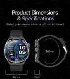 EKG High-End Gesundheits-Smartwatch Herren Blutdruck Lipide Blutsauerstoff Körperanalyse Harnsäure Gesundheitstracker Smartwatch Herren Damen