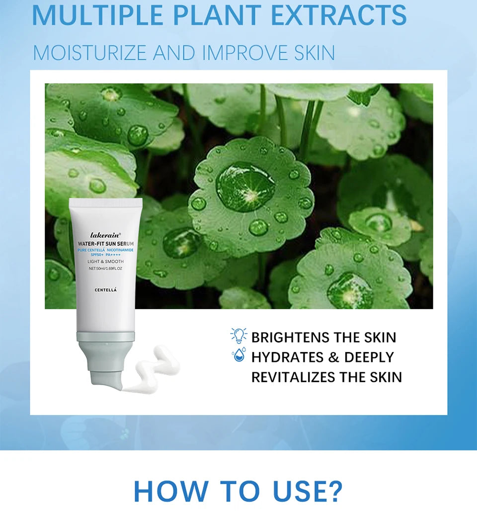 50ml Sunscreen Cream Moisturizing Soften Skin Lighweight Non-sticky Natural Radiance High Sun Protection Facial Skincare