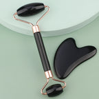Doppelkinn-Reduzierer Massageroller Gua Sha Gesichtsroller Gesichtsroller Hautpflege-Tools Harz Gesichtsmassage für Gesicht, Augen, Hals
