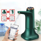 Automatischer Wasserspender, elektrische Wasserpumpe, Tastensteuerung, USB-Ladefunktion, tragbar für Küche, Büro, Outdoor, Getränkespender
