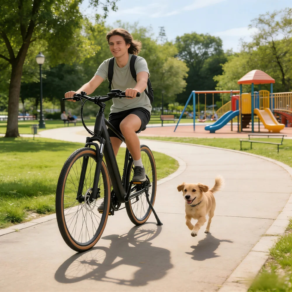 YANGOR 250W E-Bike, 28" Ultraleichter Rahmen, große Reichweite, Stadt- & Rennrad, geeignet für Damen und Herren E-Bike CE EU