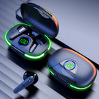 Pro80 Kabelloser Bluetooth-kompatibler Kopfhörer mit Mikrofon Headsets HiFi-Klangqualität Geringe Latenz Ohrhörer Wasserdichte Earbuds