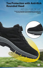 Herren-Outdoor-Sportschuhe für Frühling und Herbst mit drehbarer Schnalle, bequem, rutschfest, Wanderschuhe, große Größen 39–48