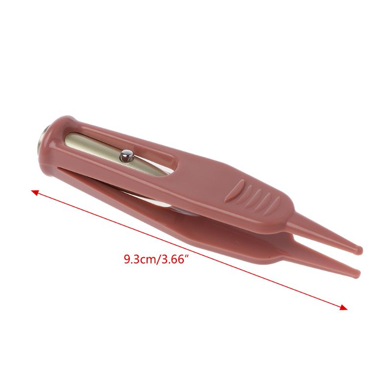 Saubere Pinzette Baby-Taschenlampe Graben Popel Clip Säuglinge Saubere Ohren Nase Nabel Sichtbare Sicherheits-Pinzette Sichere Zange Reinigung
