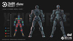 SHEIK MAINLAND 3MIN PROJECT A 3.75 Zoll super bewegliche humanoide Körper starke Attacke Alien Figur Bausatz Modell Spielzeug Sammlung Geschenk