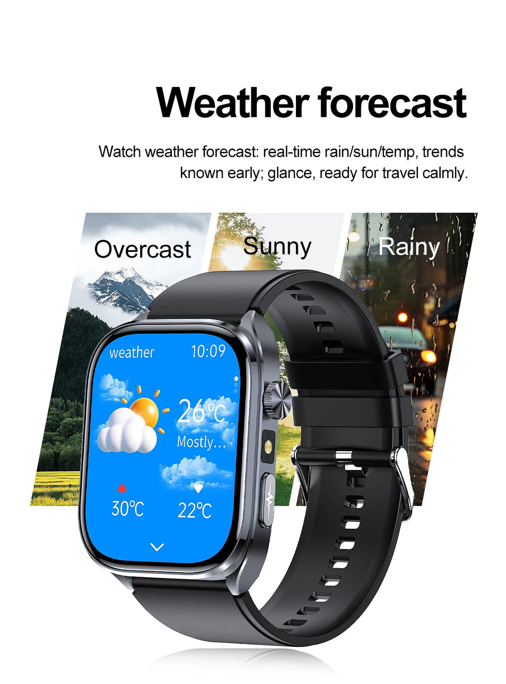 Neue Gesundheitsuhr Harnsäure Blutdruck Blutsauerstoff Körperanalyse Körperfett Smartwatch EKG+PPG Bluetooth Anruf Uhr Frauen Männer