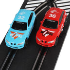 Analog Slot Car Rennen R8 Polizei 1 43 Set Elektrisches Auto Geschenk Kinder für Scalextric Compact Go Ninco Scx Cars Spielzeug