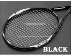 Hochwertiger Tennisschläger aus Carbon-Aluminiumlegierung, besaitet, für Erwachsene, 4-1/4 Zoll Griffstärke, inklusive Schlägertasche, für Herren und Damen