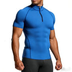 Kompressions-T-Shirt Herren Sommer Sportbekleidung Homme Tops T-Shirt Training Sportkleidung Gym Fitness Trikot Tights Running T-Shirt Herren