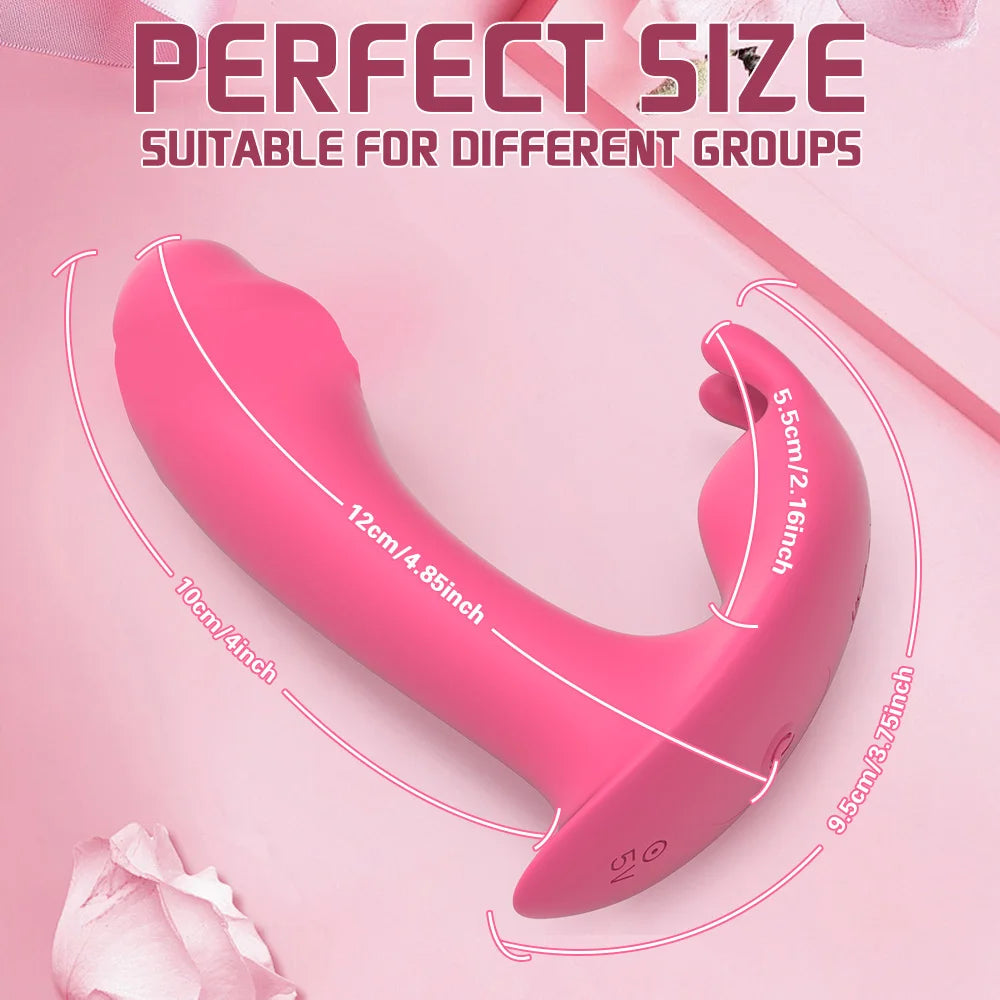 APP-gesteuerter Stoß-Vagina-Vibrator für Frauen, tragbares Höschen, G-Punkt-Klitoris-Vibrator, weibliches Masturbations-Sexspielzeug für Frauen